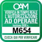 Iscrizione OAM M654
